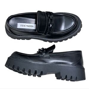 Steve Madden Black Women's Loafers